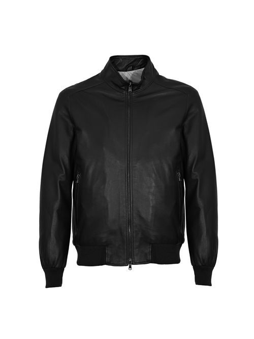 Bomber Dakota in pelle Nero BARBA NAPOLI | DAKOTA99